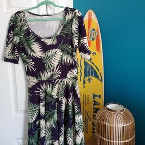 LuLaRoe Palm Print Dress 🌴